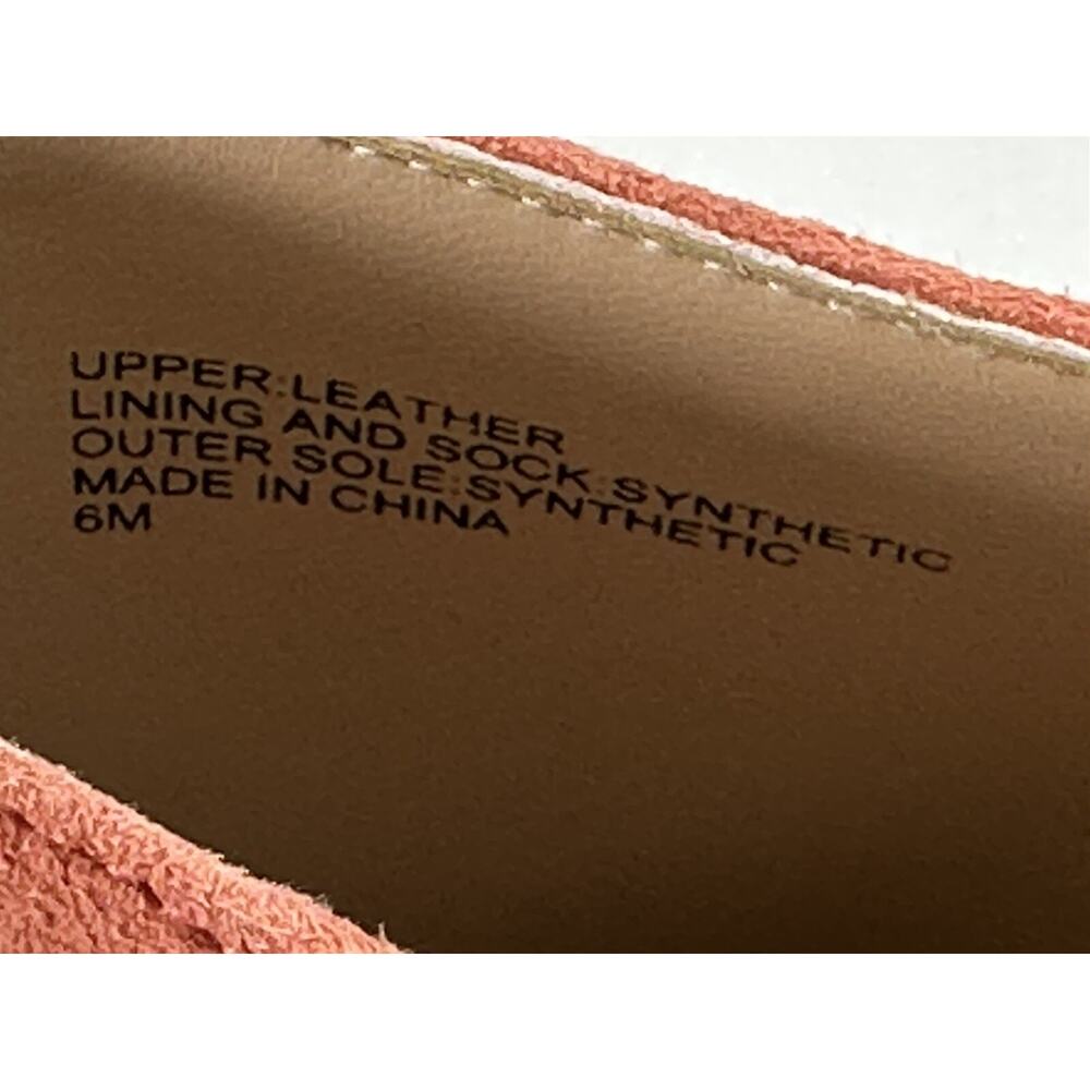 NWOB Banana Republic Coral Suede Espadrille Wedge Mules, Sz6M Preppy, City Girl - Picture 8 of 11